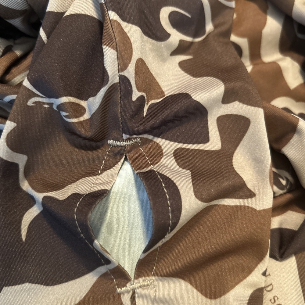 Drake Performance Fishing Hoodie Men's Size 2XL Brown Old School Camo - Picture 11 of 11